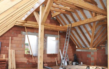 Wales End attic trusses